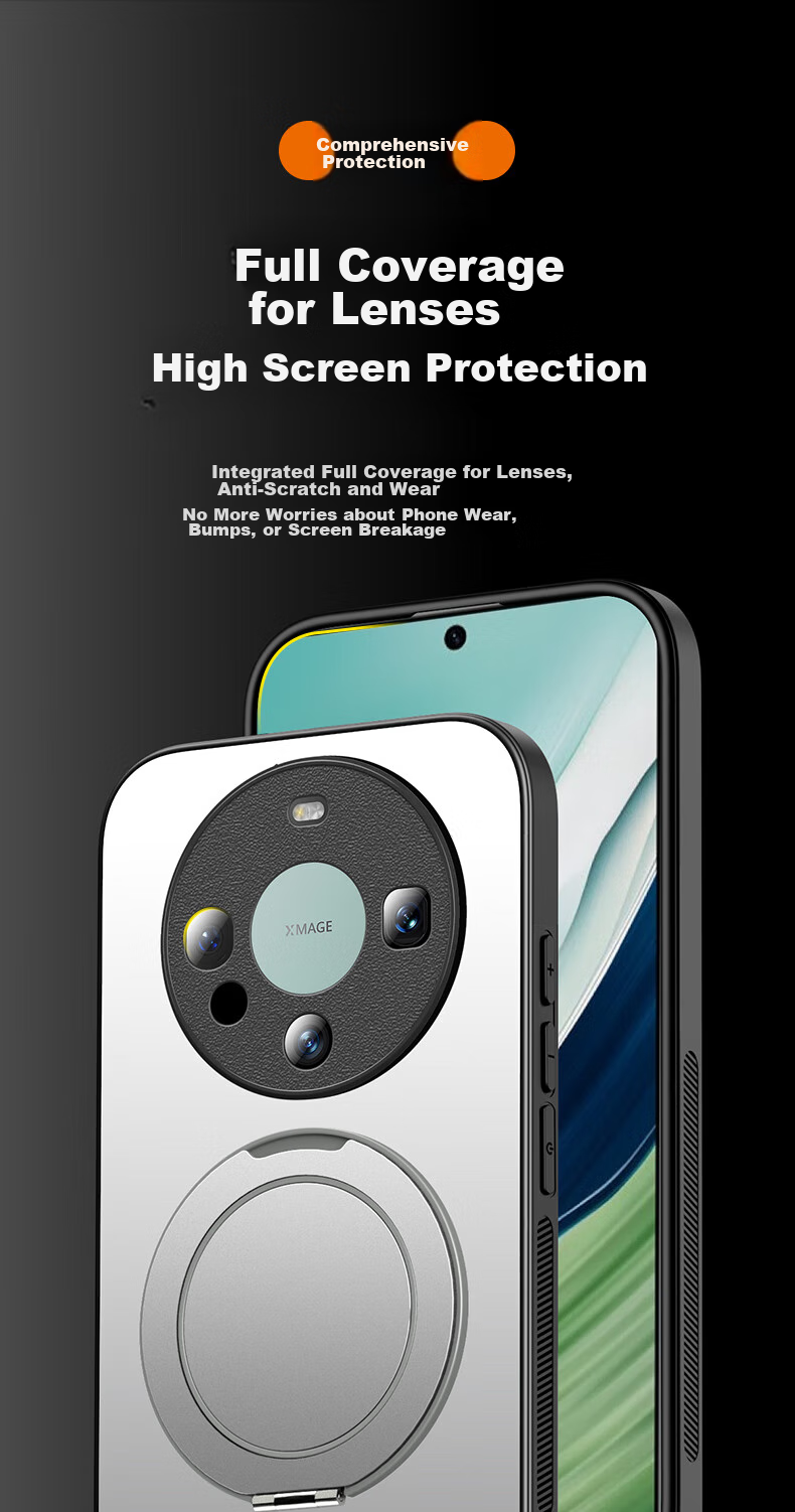 Чехол-книжка HOLDZU для Huawei Mate70 Pro/Pro+/Premium Edition, черный, с магнитной застежкой и подставкой