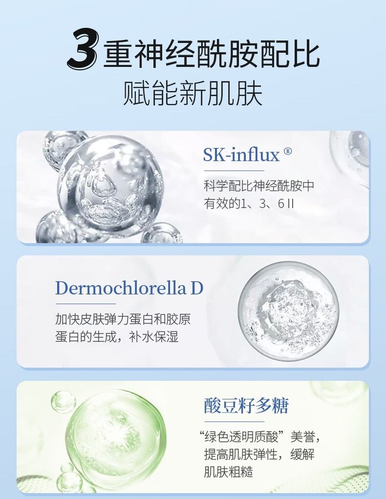 D18神经酰胺保湿修护面膜补水提亮肤色男女 5片*2盒装 