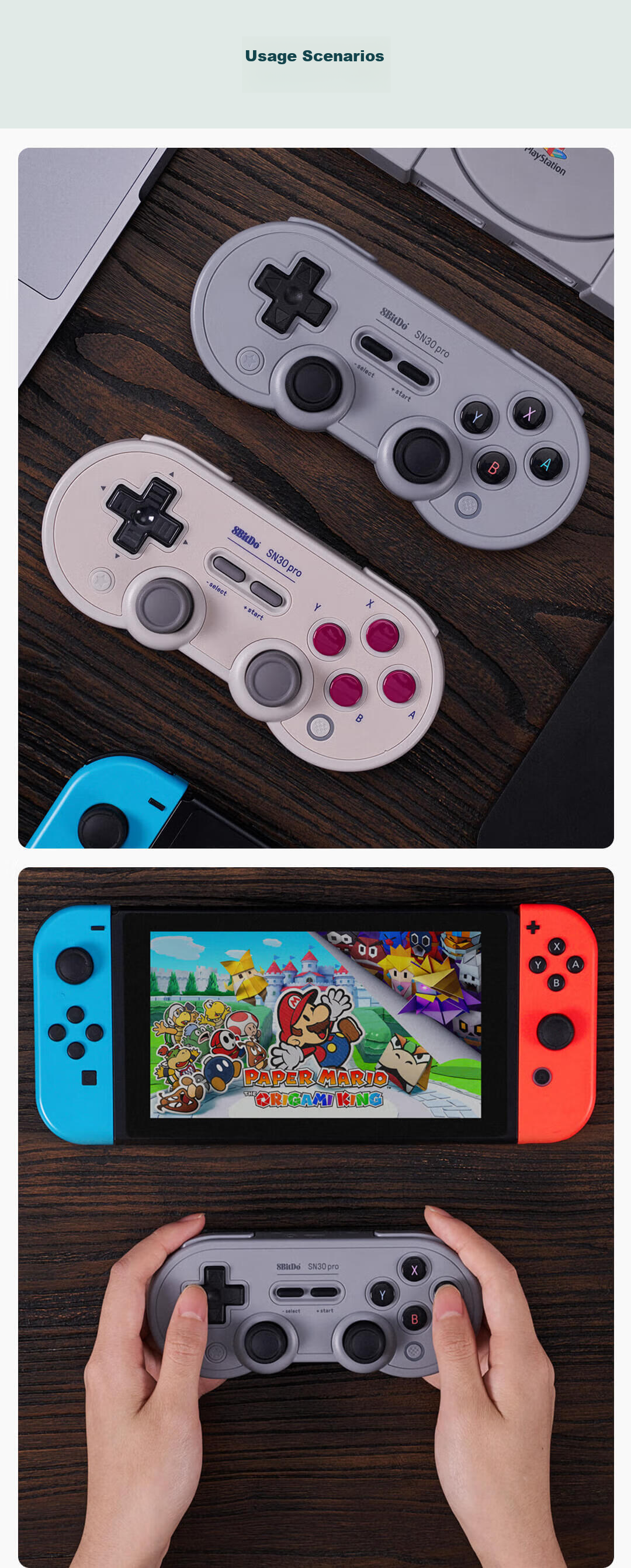 Беспроводной геймпад 8BitDo SN30 Pro