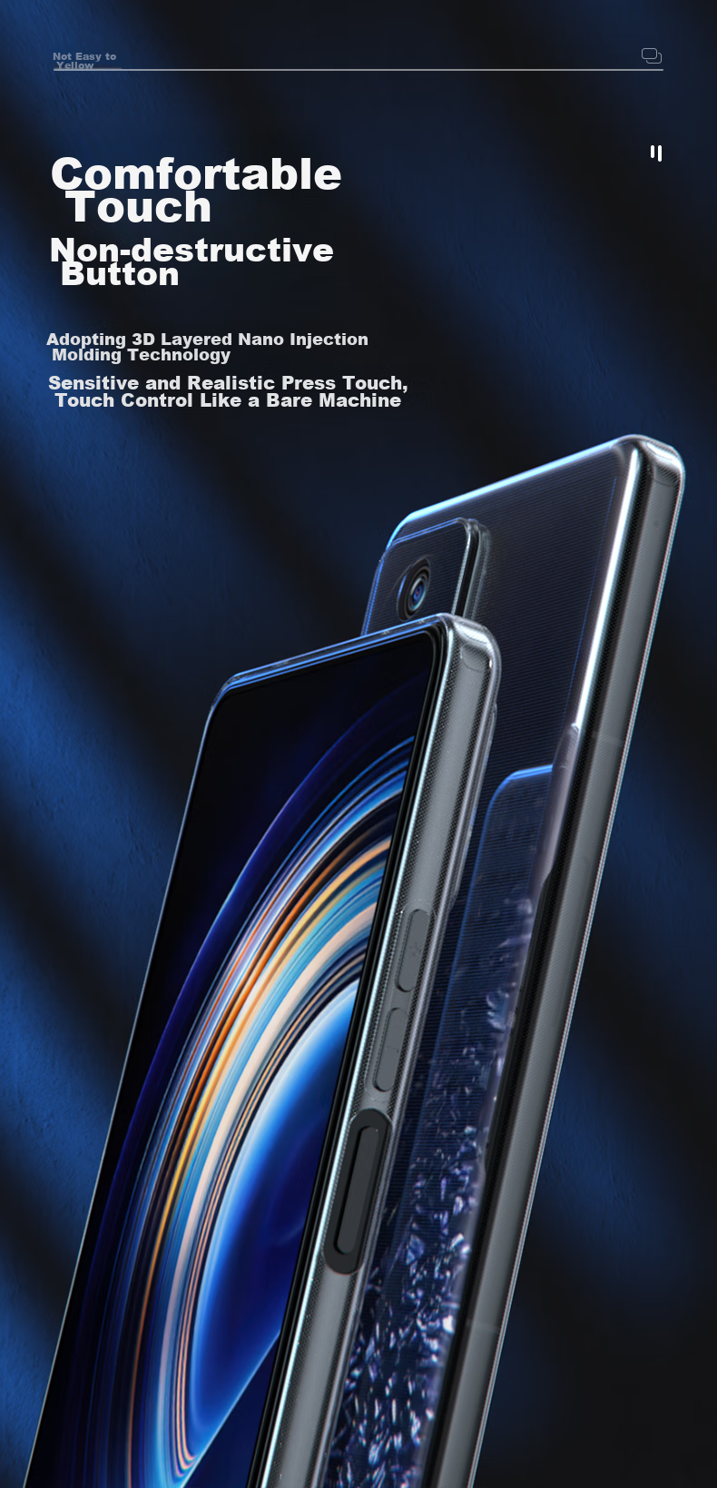 Прозрачный чехол для Xiaomi Redmi K50/K50 Pro