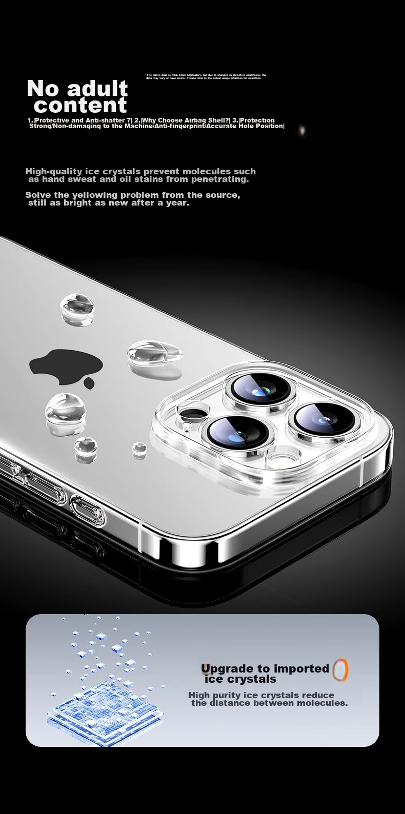 Противоударный чехол DIVI для Apple iPhone 15 Pro Max, прозрачный силиконовый, ультратонкий, защита от падений, простой стиль, с полной защитой