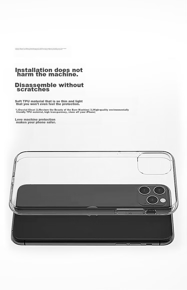 Прозрачный чехол для iPhone 11