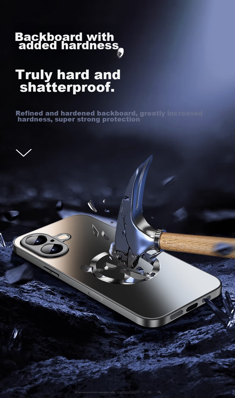 Чехол NEYAA AG Frosted для iPhone 16, совместимый с MagSafe, ультратонкий, полнозащитный, противоударный, синий сапфир