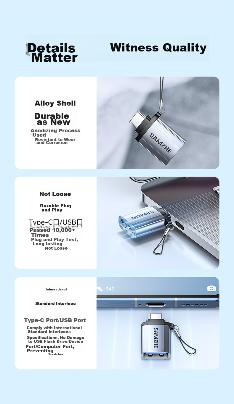 Переходник Type-C на USB 3.2