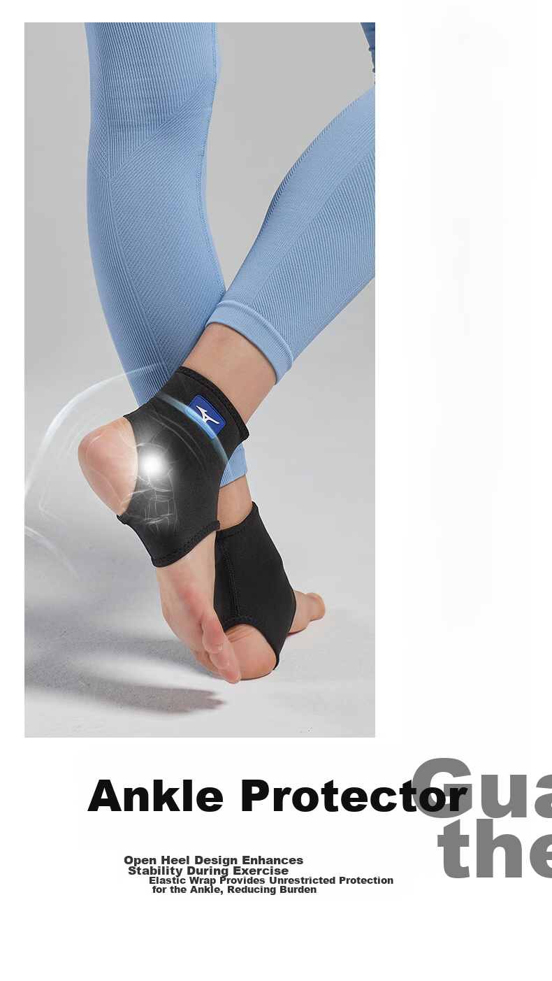 MIZUNO Бандаж на голеностоп для мужчин и женщин, дышащая поддержка голеностопа для восстановления после спортивных травм, защита голеностопа для баскетбола и футбола - L Черный, две пары