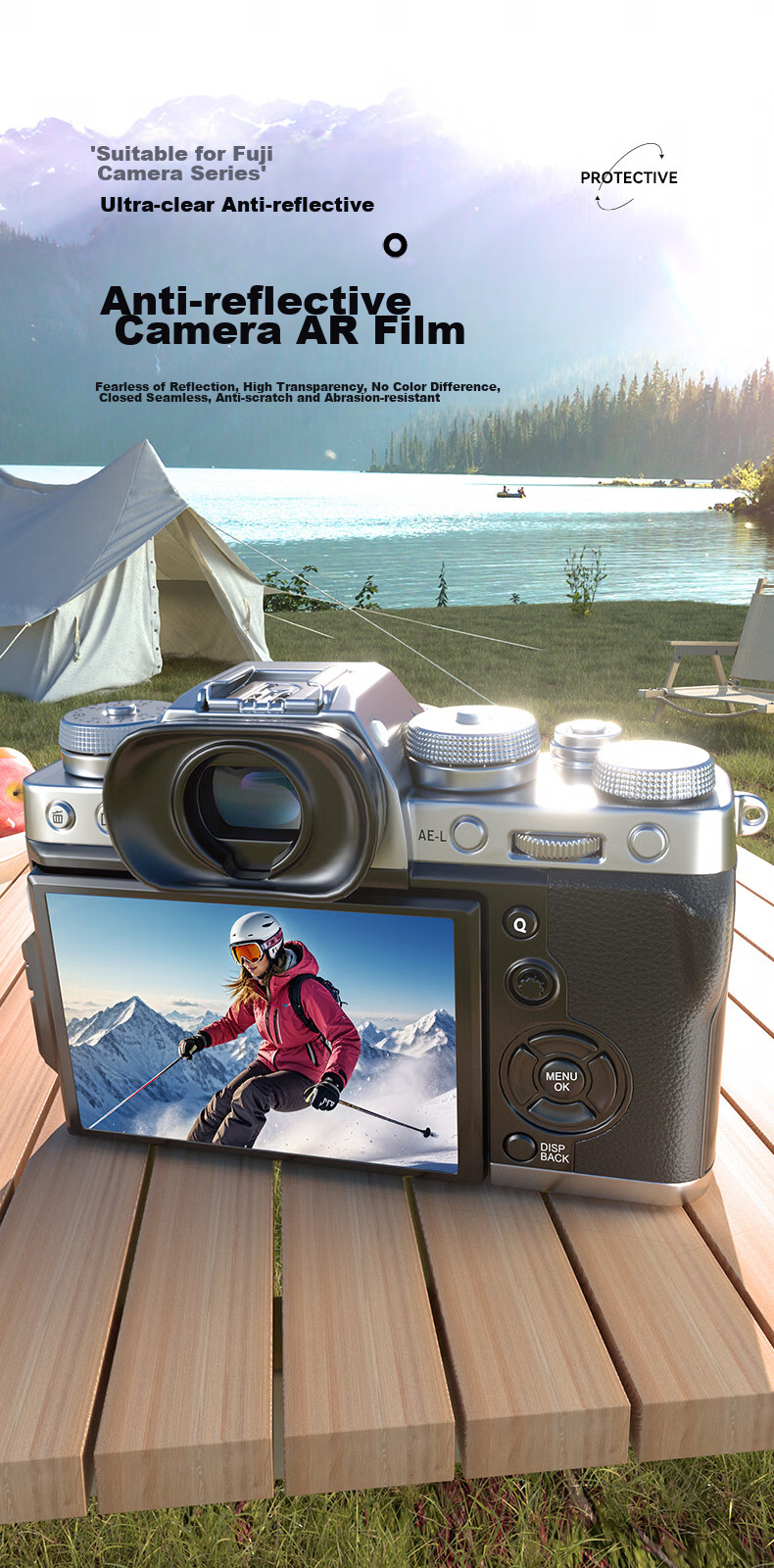 Защитная пленка для экрана Llano AR для беззеркальных камер Fujifilm X-T5, аксессуар для камеры, одна штука