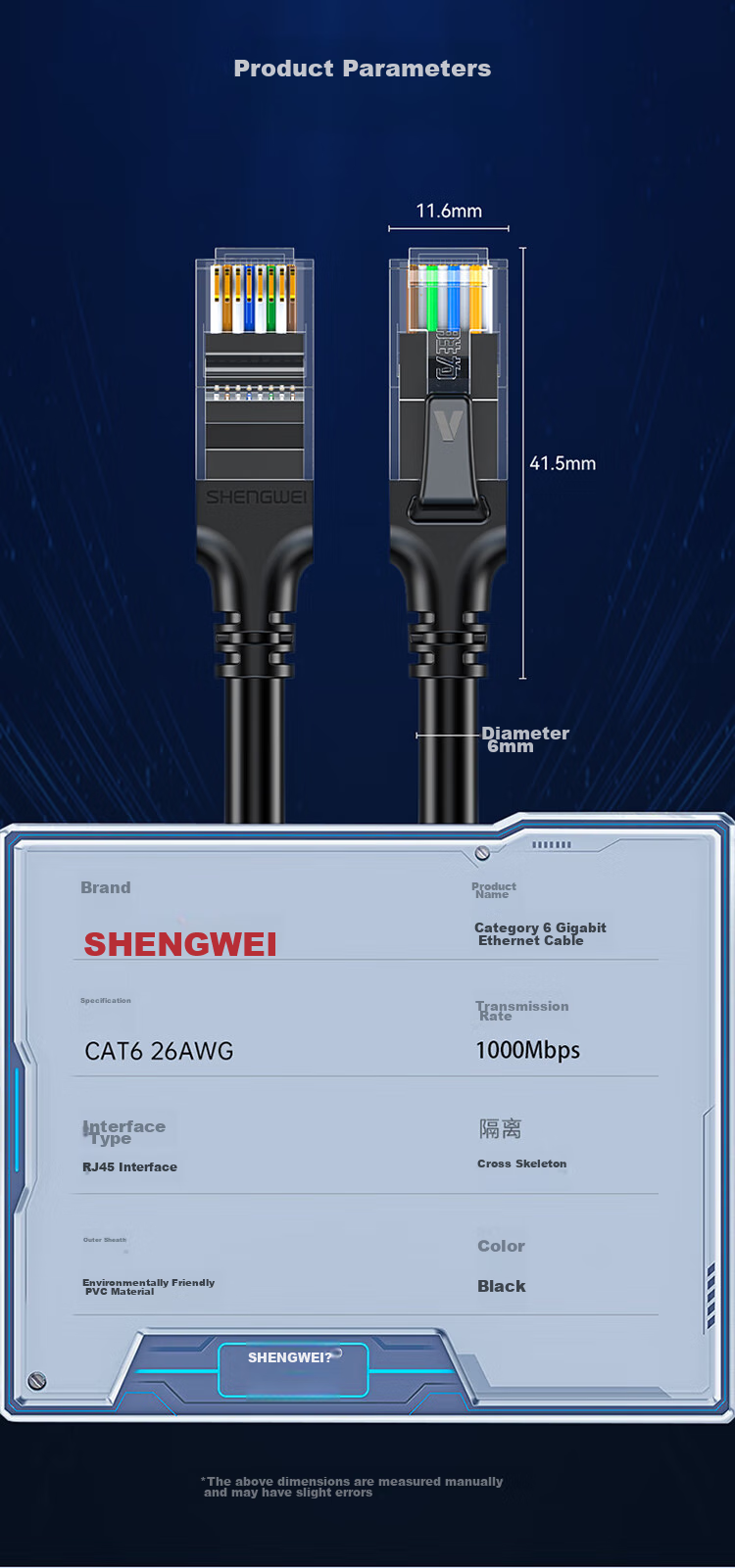 Сетевой кабель Shengwei CAT6