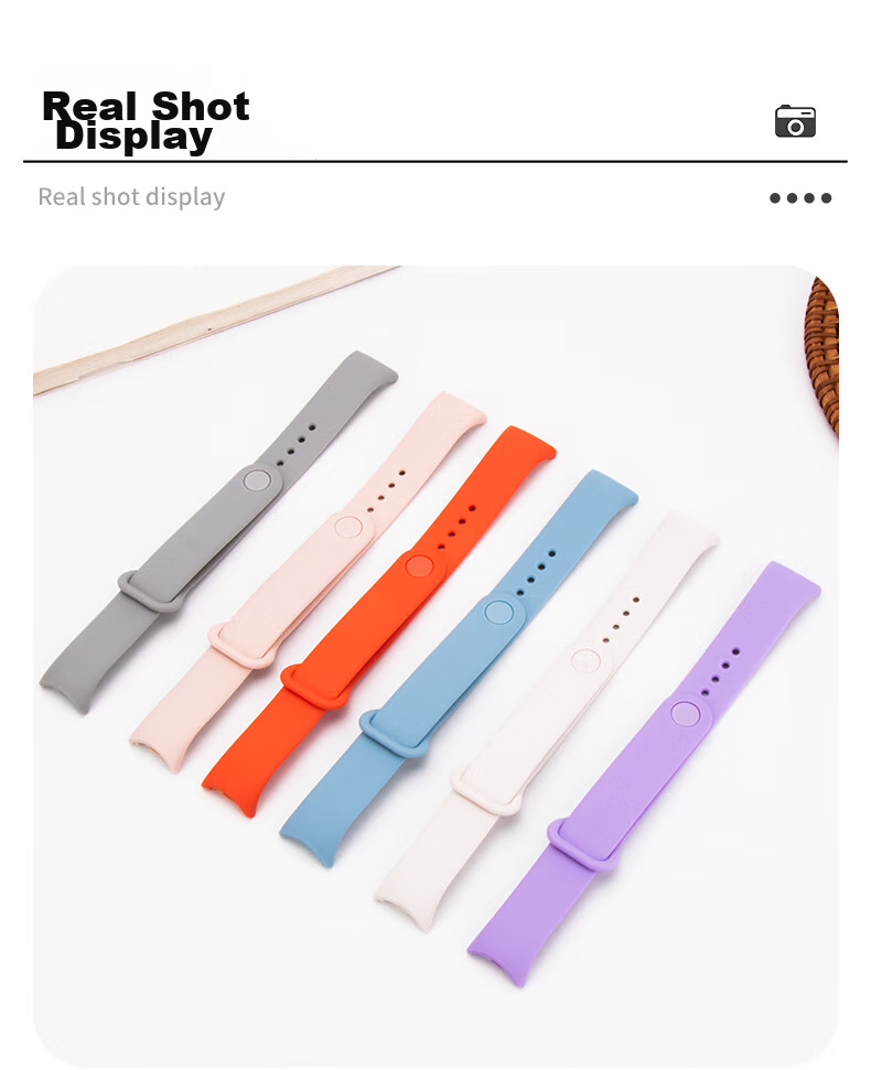 Ремешок BHO для Xiaomi Mi Band 10/9, спортивный, дышащий, сменный, из TPE, розово-золотой