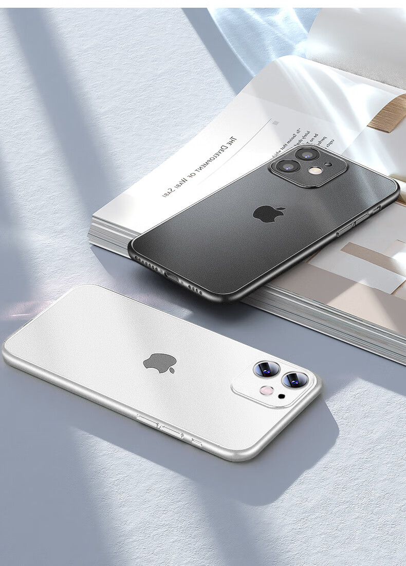 Чехол NEYAA для iPhone 11, ультратонкий, прозрачный, матовый, с защитой объектива, противоударный, синий
