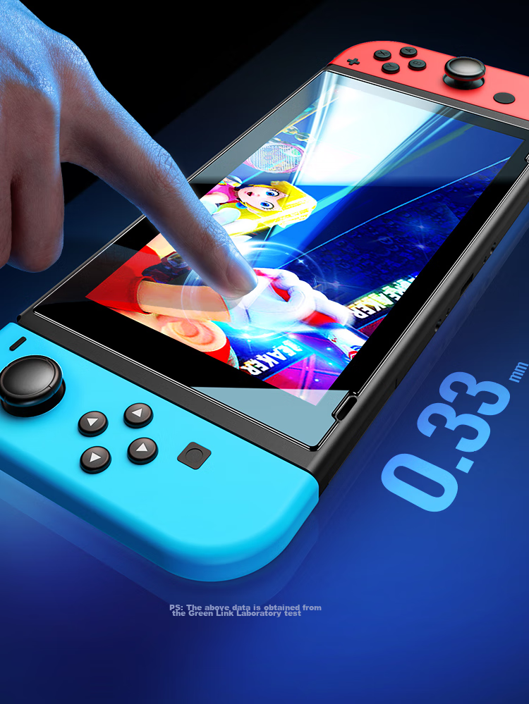 Защитное стекло UGREEN для Nintendo Switch, универсальное, высокое разрешение, защита от падений, отпечатков пальцев и царапин, 1 шт.
