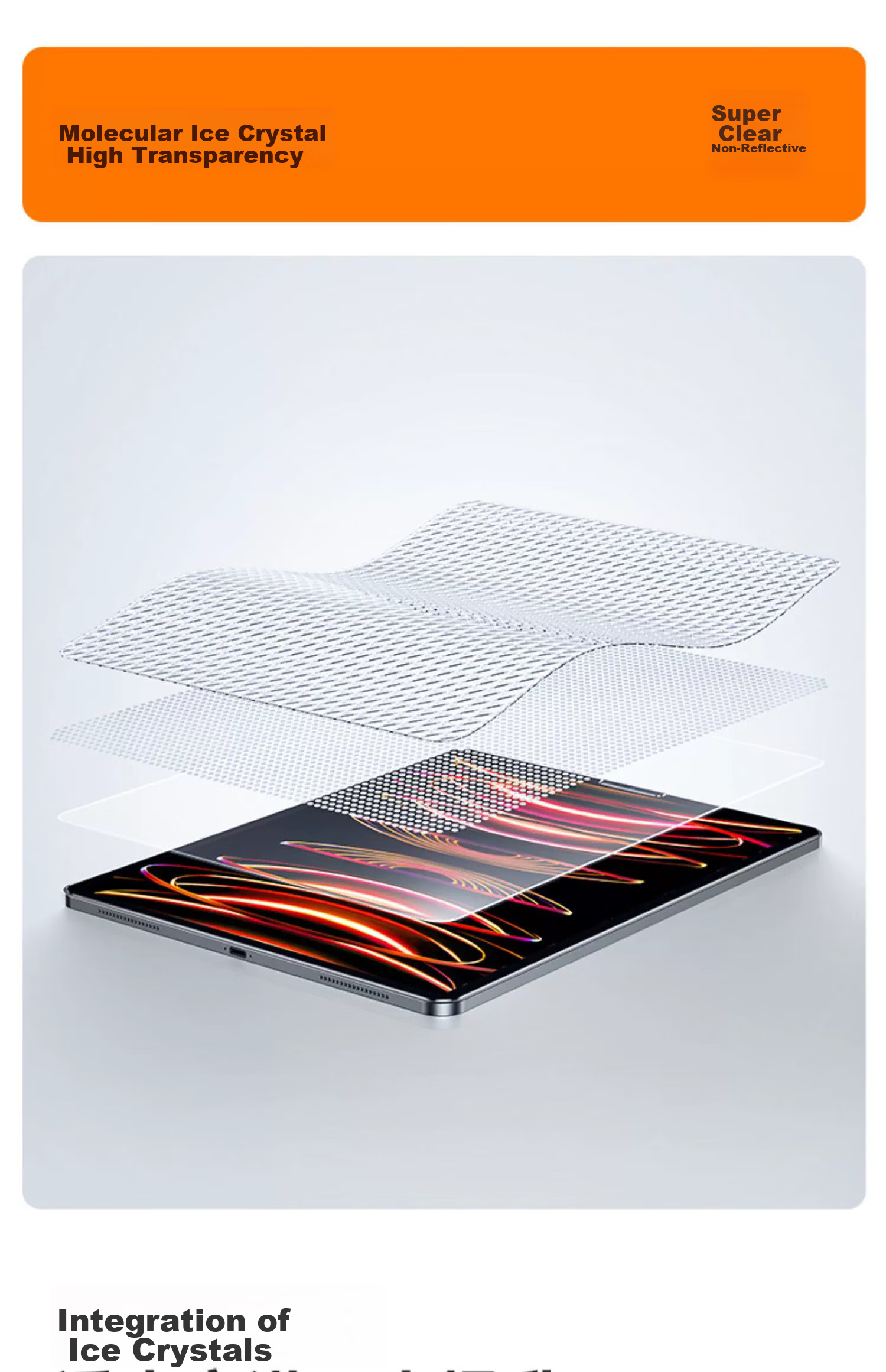Защитная пленка TORRAS для iPad 11/10 (10.9 дюймов), закаленное стекло, противоударная, антибликовая, ультра-прозрачная, полное покрытие