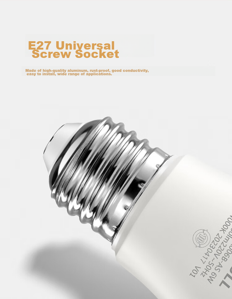 Светодиодная лампа BULL LED, цоколь E27, 4 Вт, холодный белый свет (6500K)
