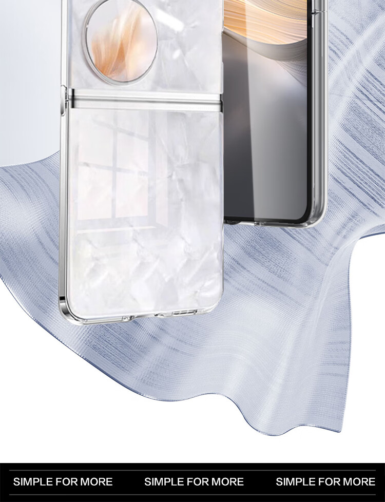 Чехол для Huawei Pocket 2 KOOLIFE, прозрачный, силиконовый, с защитой от падений, простой стиль