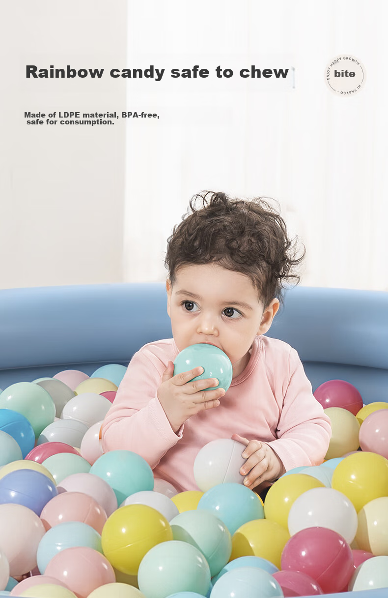 Детский игровой мяч BG-BABYGO "Ocean Ball" 7 см, 100 шт., цвет "Ice Cream Color"