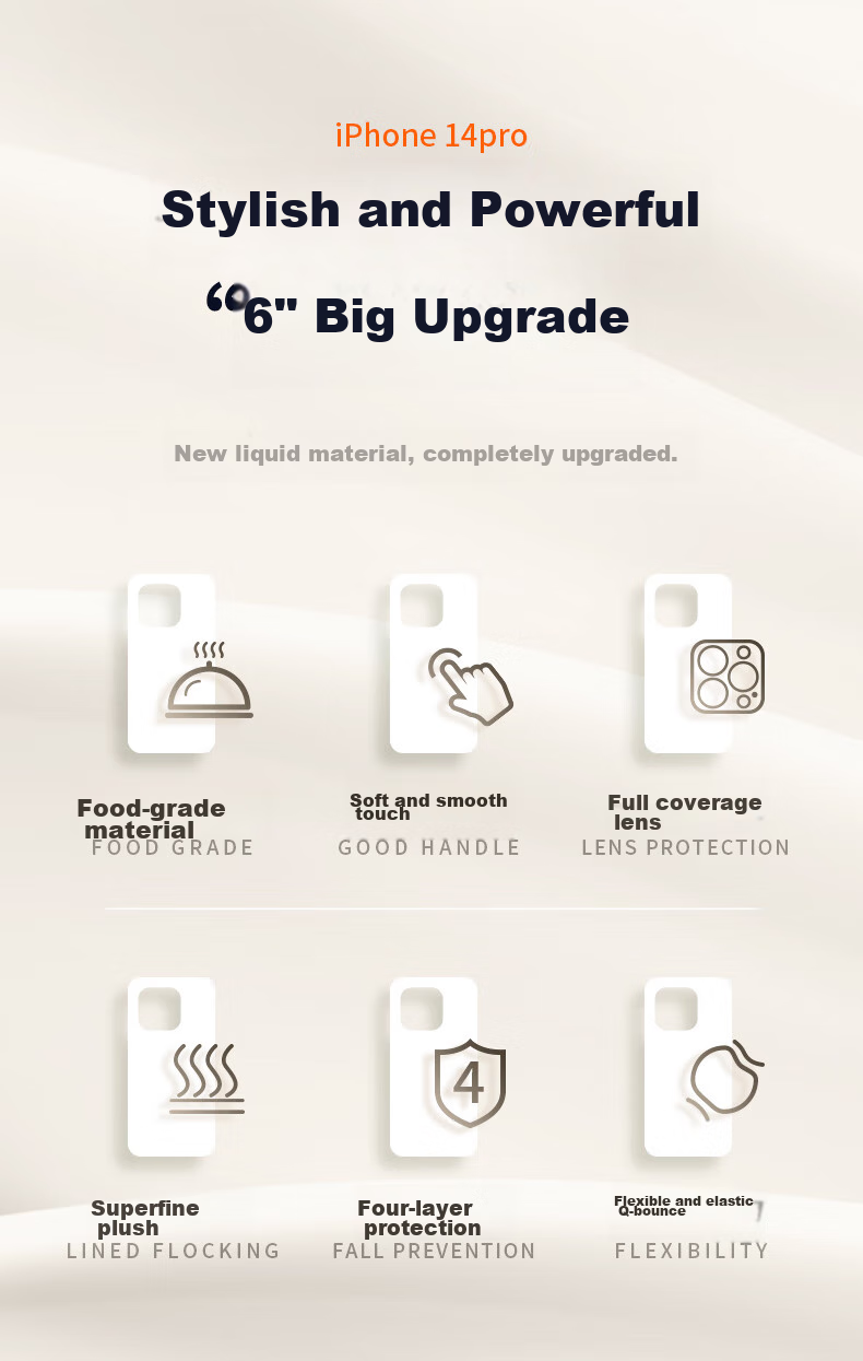 Чехол для iPhone 14 Pro NEYAA, силиконовый, ультратонкий, противоударный, с защитой камеры, Титаново-золотой