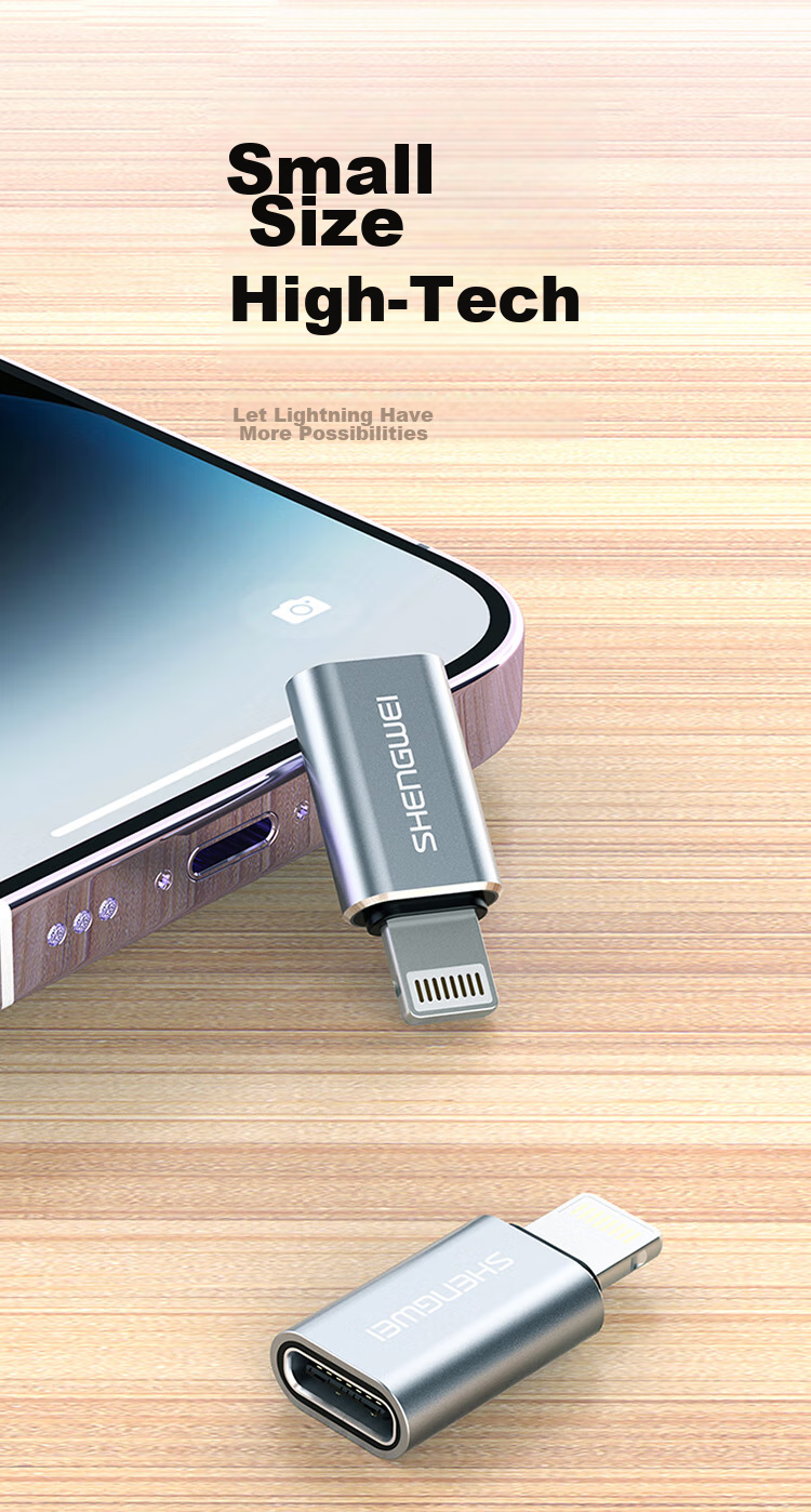 Переходник Type-C на Lightning
