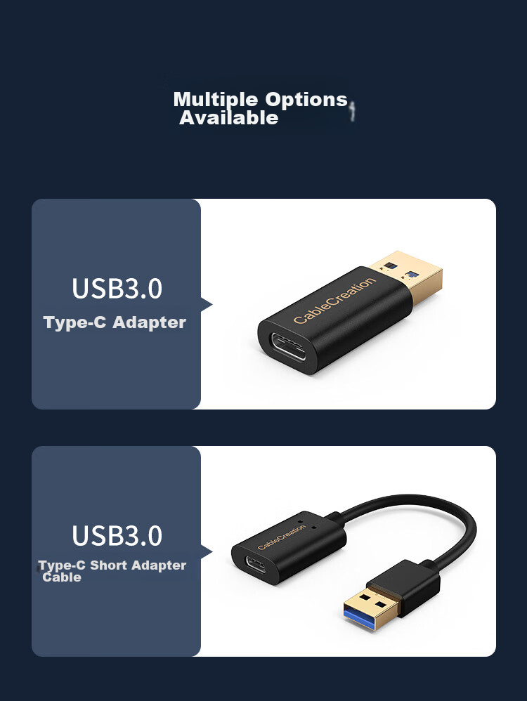 Переходник USB Type-A на Type-C
