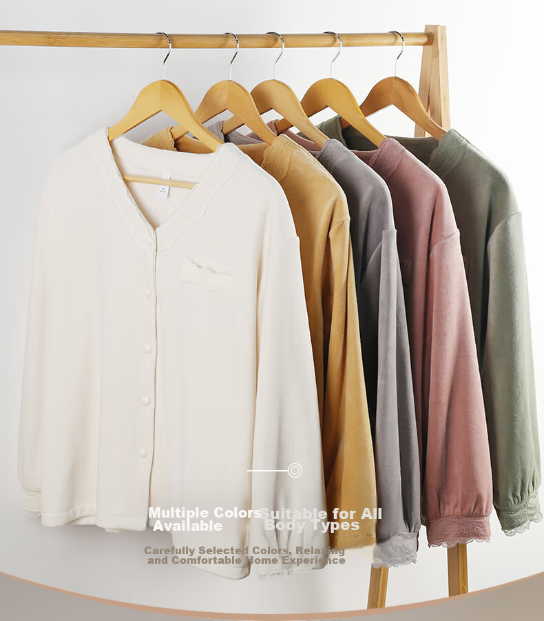 Женский домашний комплект XULEN, утепленный, из кораллового флиса, размер 3XL, кремово-белый