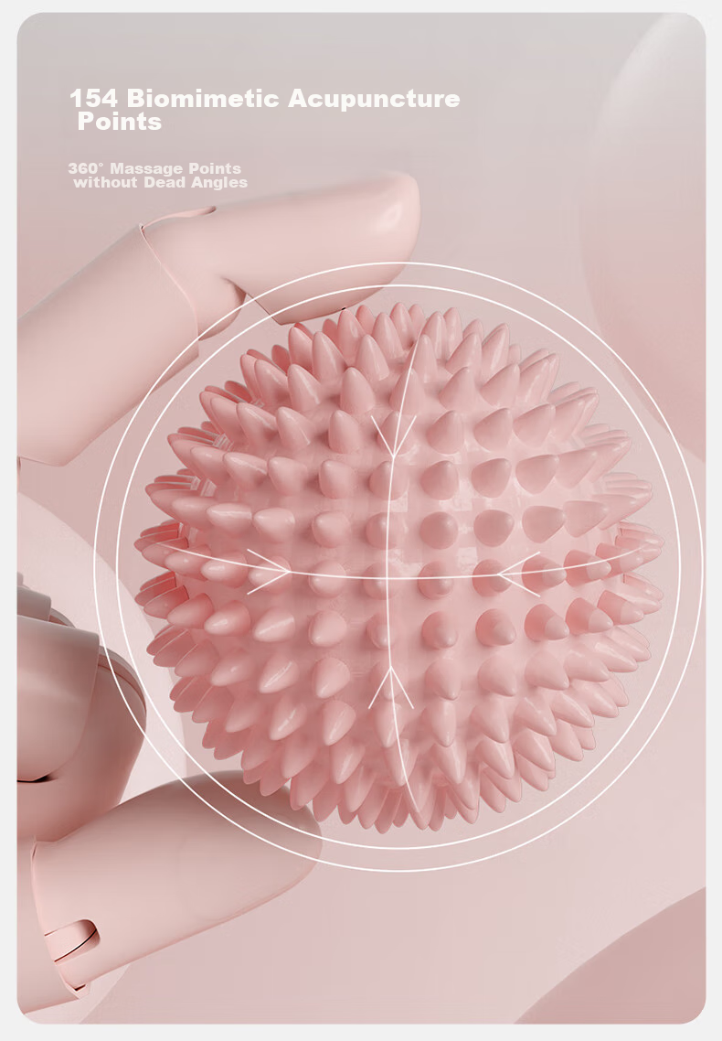 Массажный мяч Yottoy Fascia Ball, ежик, для точечного массажа стоп и шеи, йога, тренировки