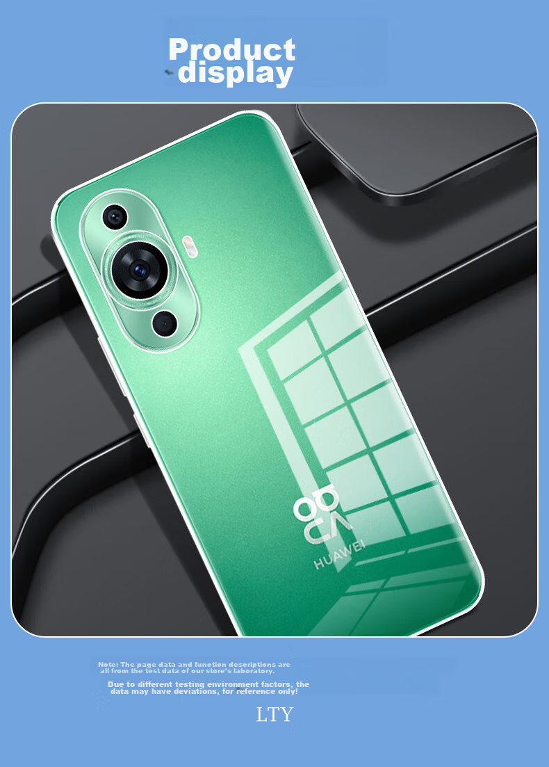 Прозрачный силиконовый чехол KOOLIFE для Huawei Nova 11 / Nova 12, защита объектива, тонкий, приятный на ощупь, противоскользящий