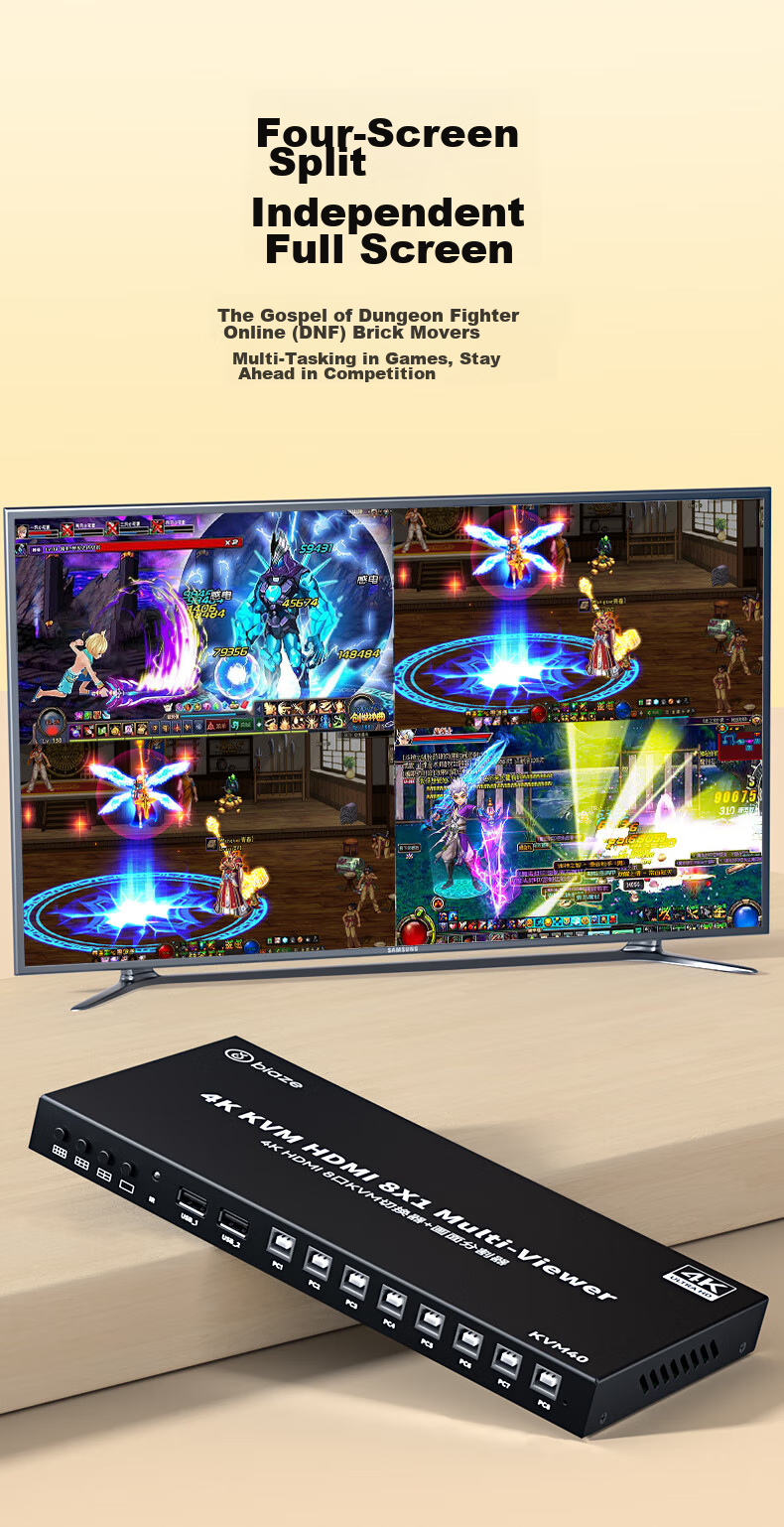 KVM-переключатель с HDMI