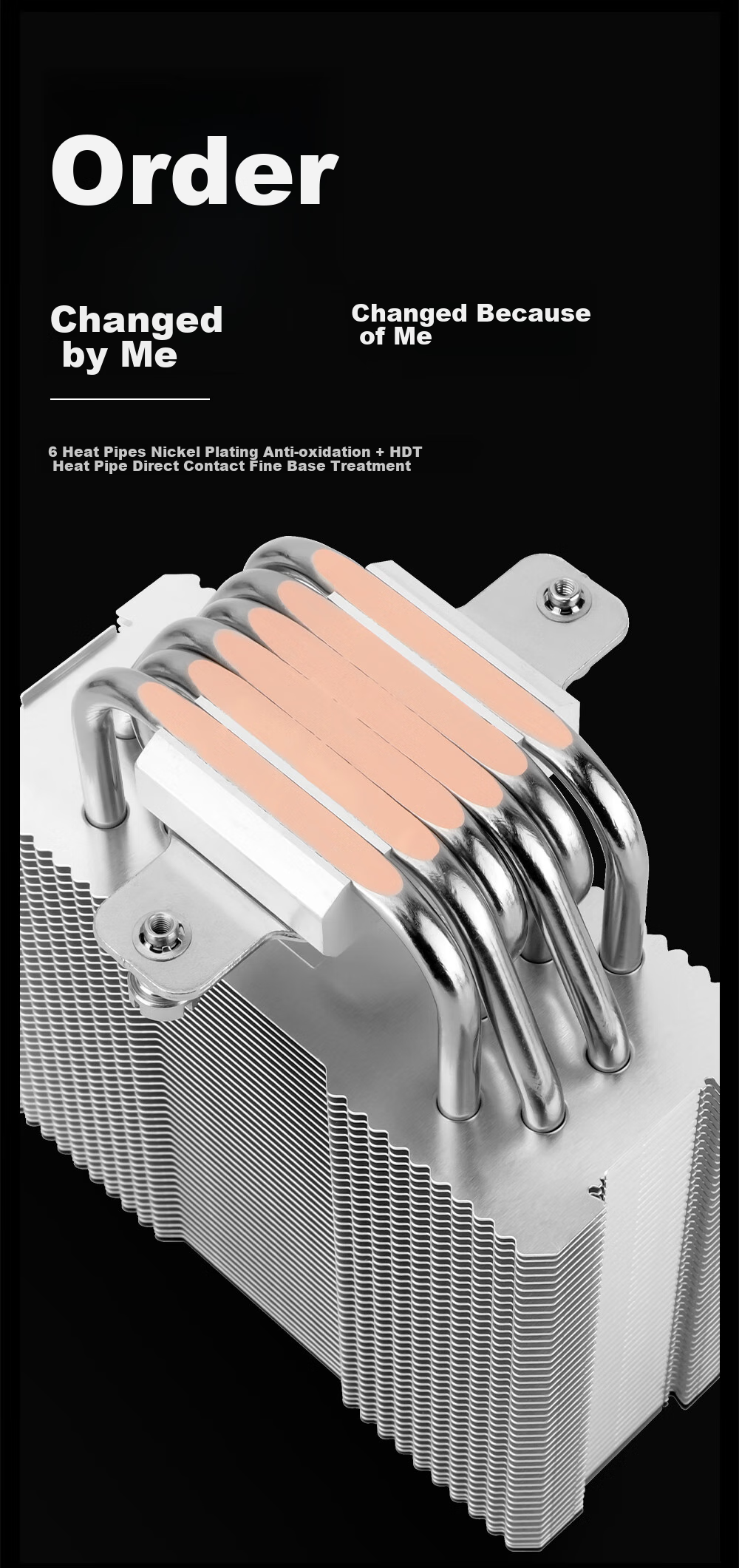 Воздушный кулер Thermalright Burst Assassin 120 SE ARGB, 6 тепловых трубок AGHP 4.0, вентилятор ARGB, BA120 SE ARGB