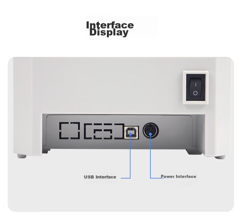 Термопринтер Gprinter GP-1334D для печати этикеток, штрих-кодов, накладных. Разрешение 300 dpi, USB интерфейс.