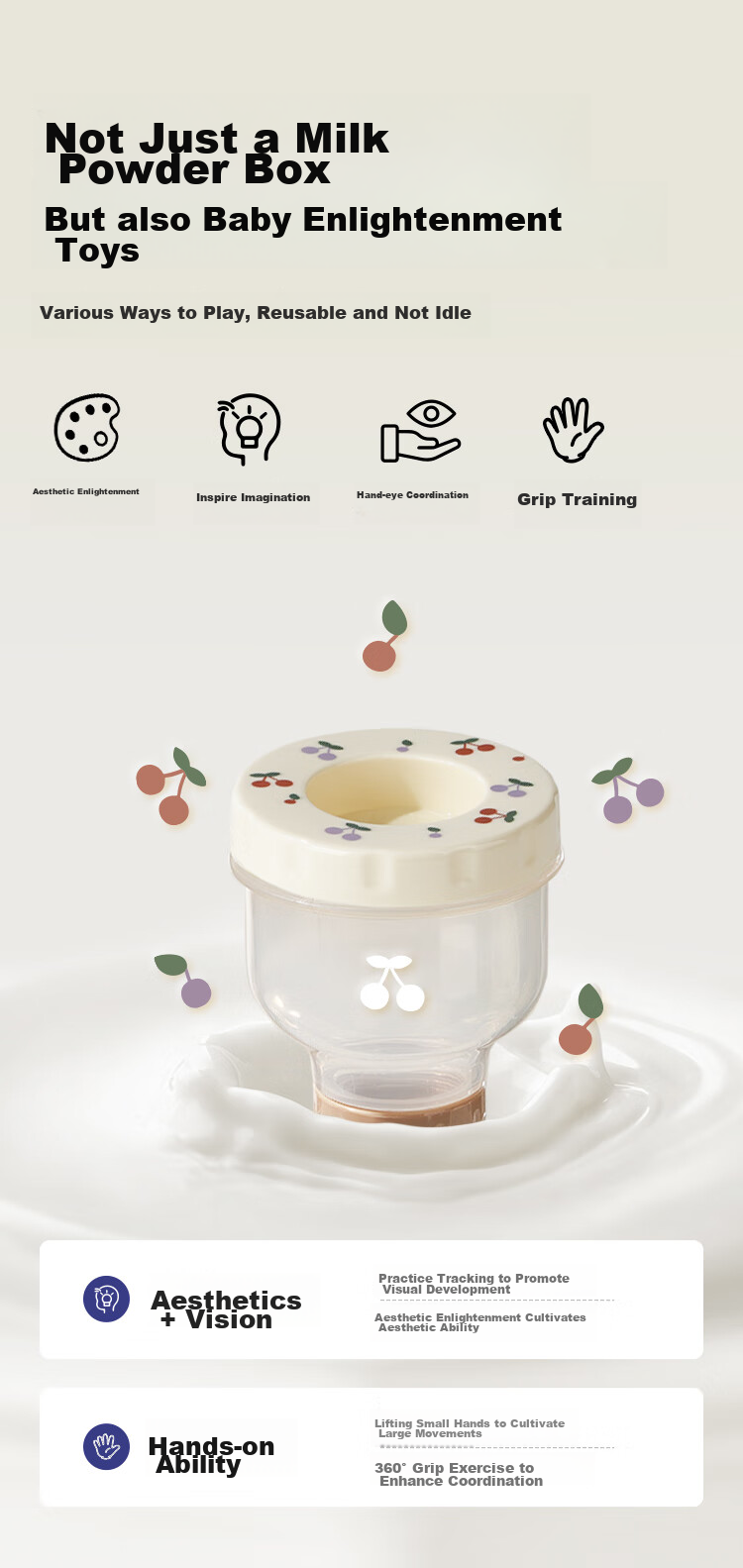 Контейнер для детской смеси SnowBear, 4 секции, для путешествий, 45г*4 шт.