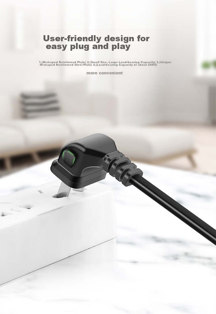 Кабель CABLE CREATION DZ134, 1 м, черный, угловой штекер, двухжильный, 10А, медь, для электромобилей, вентиляторов, адаптеров