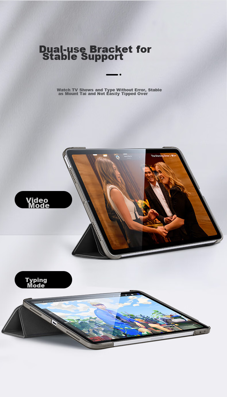 Чехол ESR для iPad Air 13 (2024/2025) / iPad Pro 12.9 (2021/2022), тонкий, противоударный, черный