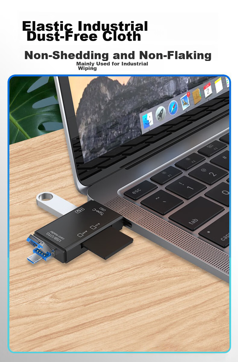 LinkStone USB/Type-C Card Reader, SD/TF/Udisk Multi-Function Four-In Card Reader, Computer and Phone OTG Card Reader, Supports Camera Drone Dash Cam Memory Cards