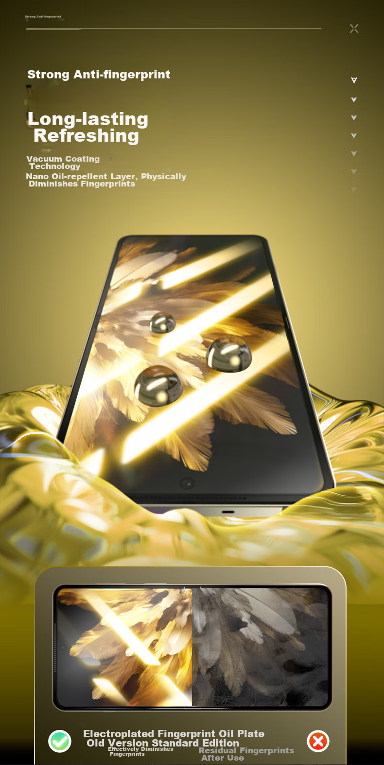 Защитная пленка LLUNC для OPPO Find N3 Flip / N2 Flip, внутренняя, полноадгезионная, прозрачная, 2 шт.