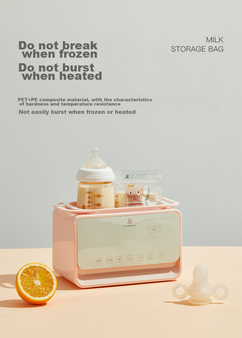 Пакеты для хранения грудного молока SnowBear, 200 мл, 30 шт., с милым дизайном