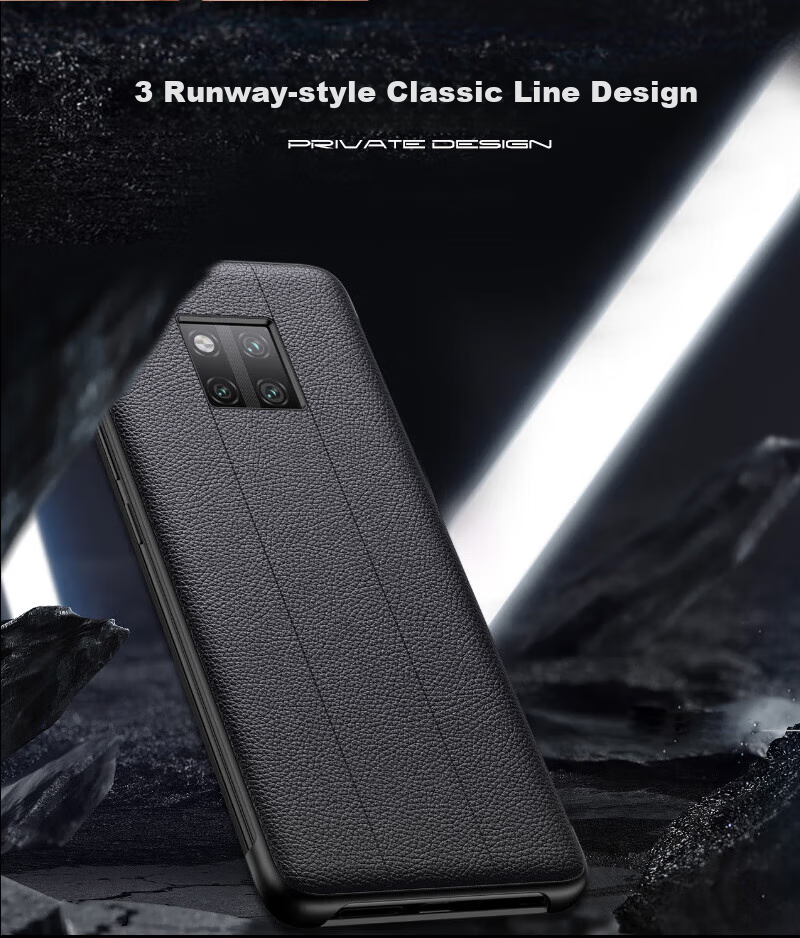 Чехол для Huawei Mate20 Pro ZhengJian, черный, с окном для смарт-уведомлений, противоударный, бизнес-стиль