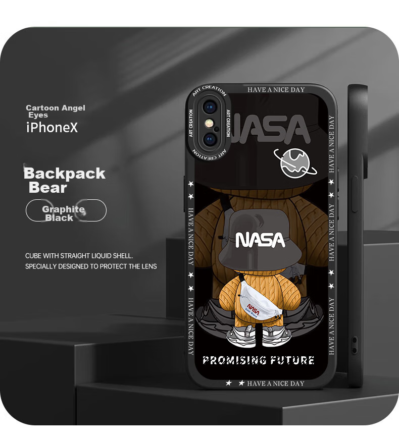 Чехол NEYAA для Apple iPhone X, силиконовый, противоударный, ультратонкий, с полной защитой объектива, синий