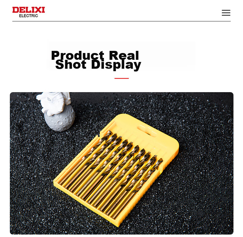 Сверло по металлу DELIXI ELECTRIC DLX-042, высокоуглеродистая сталь, для нержавеющей стали, легированной стали, чугуна, 4.0 мм