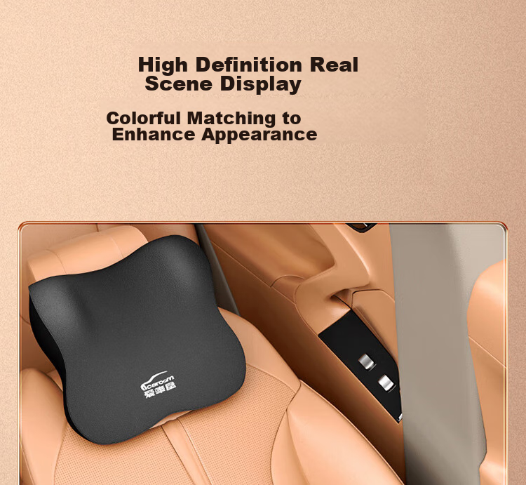 Автомобильная подушка ICAROOM из натурального латекса, подушка для шеи, поддержка головы