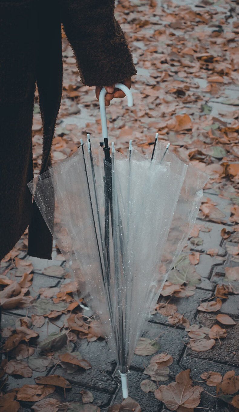 Tianwei Umbrella, автоматический большой зонт-трость с длинной ручкой, прозрачный, для солнца и дождя, простой, однотонный, портативный, для взрослых, возможность кастомизации