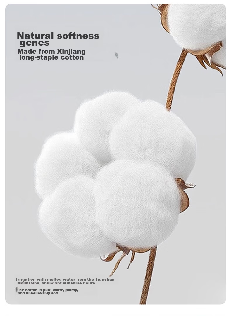 Комплект постельного белья LOVO Luolai, Luxury 100S Long-Staple Cotton Sateen, 4 предмета, хлопок, 1.5 метра, версия JINGDONG