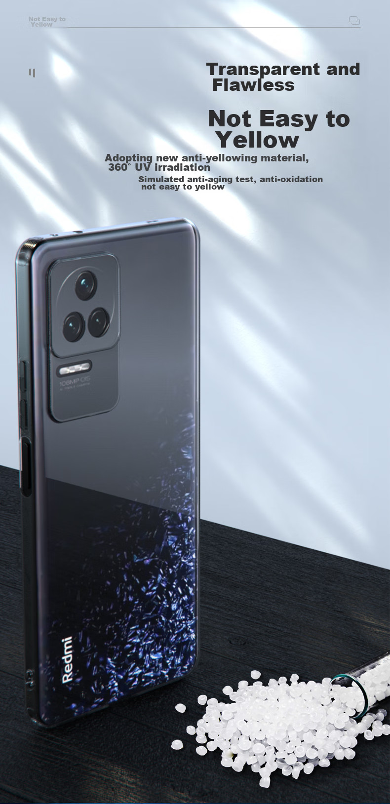 Прозрачный чехол для Xiaomi Redmi K50/K50 Pro