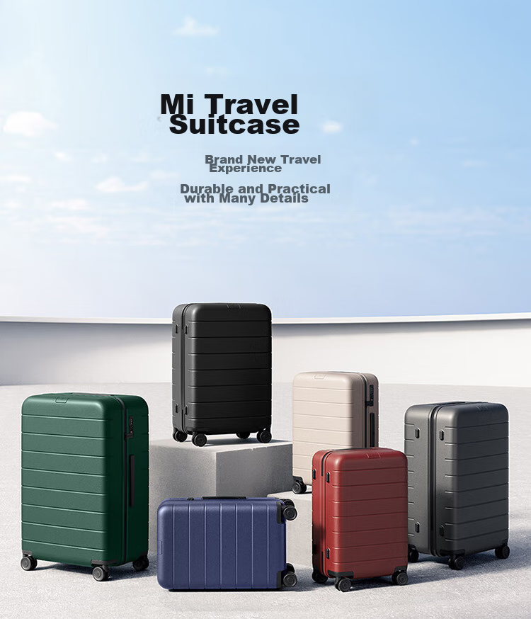 Чемодан Xiaomi Mijia Luggage, 28 дюймов, черный, PC, с кодовым замком