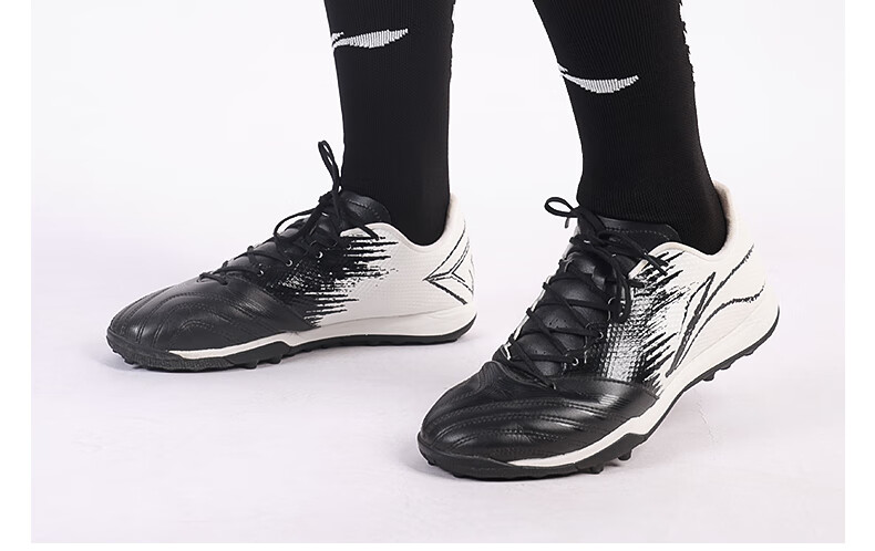 Носки для футбола Li-Ning, нескользящие, выше колена, с махровой подошвой, для спорта и тренировок, унисекс, черные, размер M