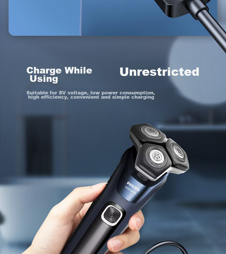 Совместимый кабель для зарядки Shishan для электробритв Philips, машинок для стрижки волос, бритв PQ888/889/S891/S1113/S1118/S1213/S5831/X5005-5V