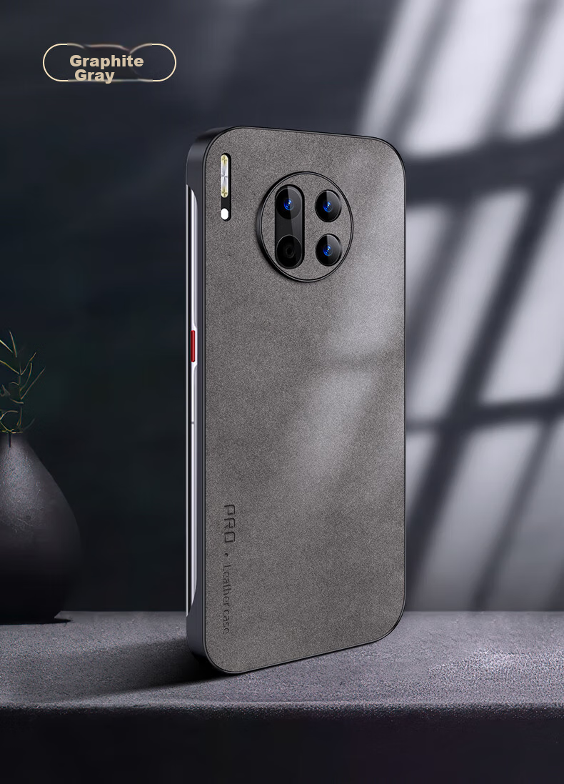 Чехол для Huawei Mate30 Pro/Mate30E Pro Shangsu, противоударный, с защитой камеры, из силикона, серый
