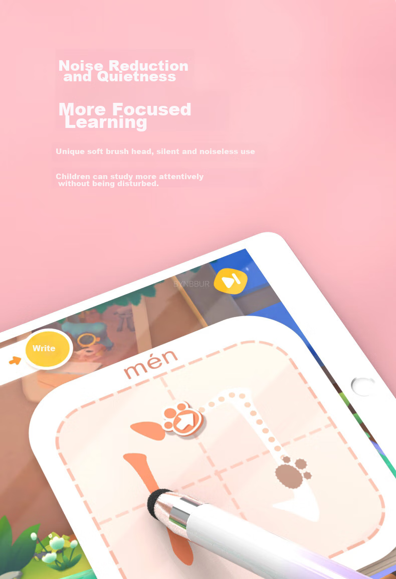 Стилус LinkStone для детских обучающих машин, совместим с Seewo W3, iPad, Xiaodu Youxuepai, Bubugao S6, универсальный, чувствительный к касанию, выдвижной, алюминиевый сплав, фиолетовый