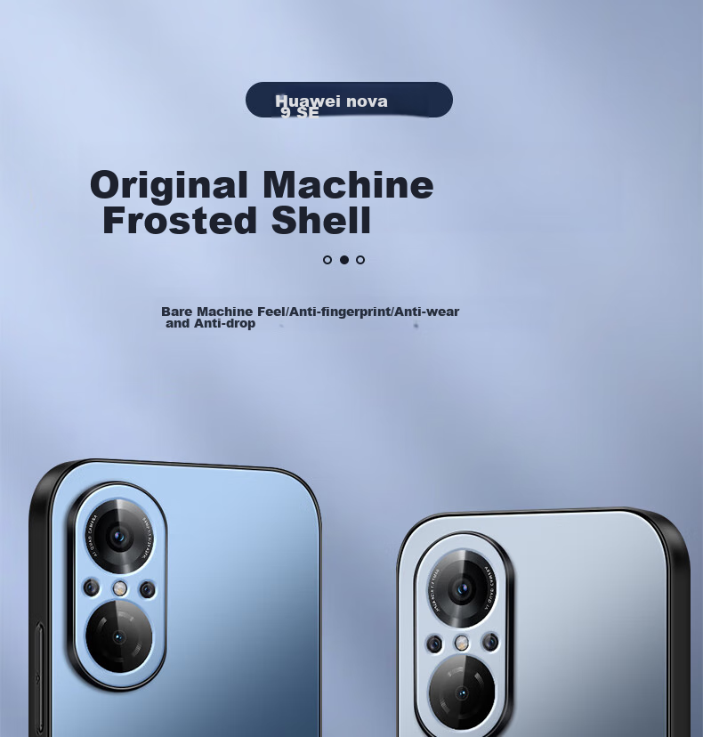 Чехол для Huawei Nova 9 SE, Shangsu, противоударный, с защитой камеры, AG матовый, черный, бизнес-стиль