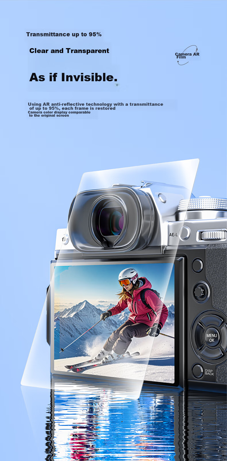 Защитная пленка для экрана Llano AR для беззеркальных камер Fujifilm X-T5, аксессуар для камеры, одна штука