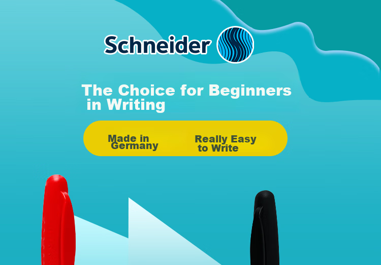 Перьевая ручка Schneider BK402, студенческая, для письма и офиса, F-перо, красная