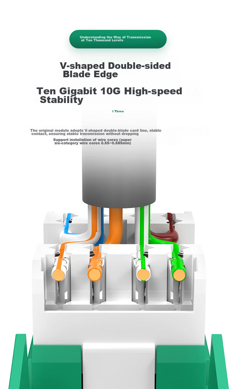 Розетка сетевая WANJEED Cat6A, одинарная, 86 тип, 10 Гбит/с, без модуля, серая