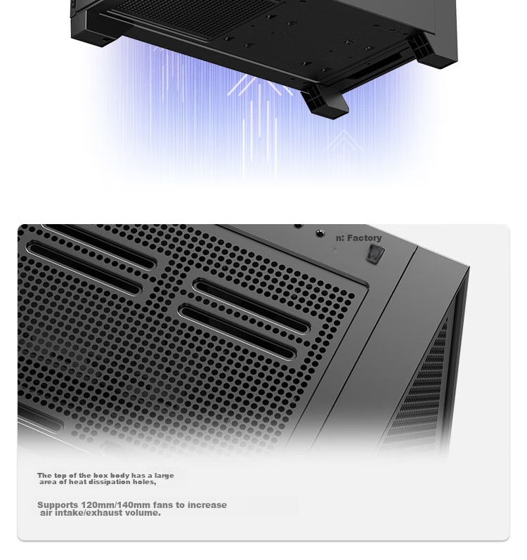 Корпус для компьютера Aigo YOGO T21 Black, ATX, черный